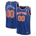New York Knicks Fanatics Youth 2026 NBA Finals Fast Break Custom Jersey - Icon Edition - Blue