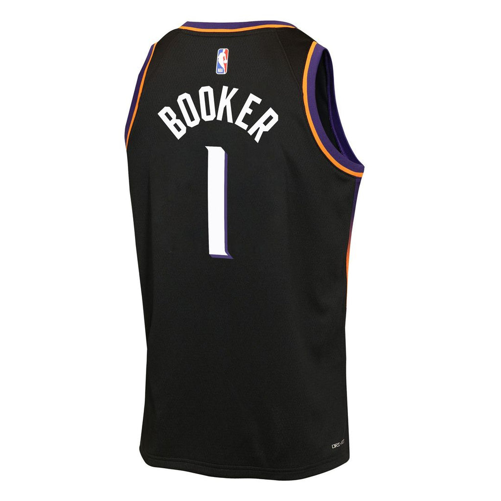 Devin Booker Phoenix Suns Jordan Brand Youth  Swingman Jersey - Statement Edition - Black