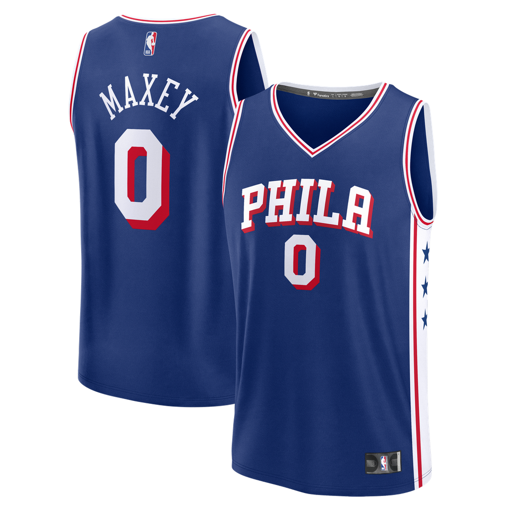Tyrese Maxey Philadelphia 76ers Fanatics Youth Fast Break Replica Player Jersey - Icon Edition - Royal
