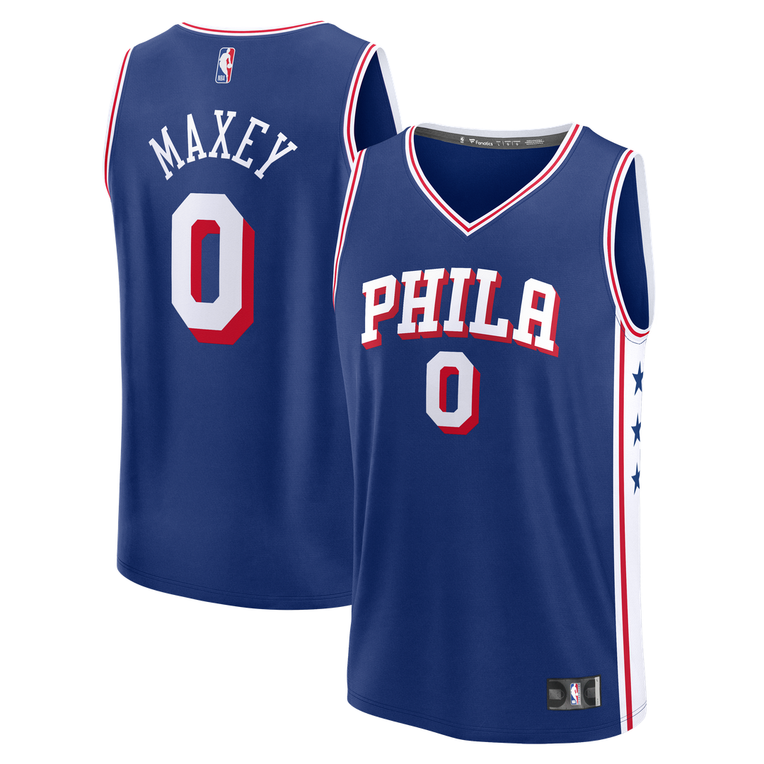 Tyrese Maxey Philadelphia 76ers Fanatics Youth Fast Break Replica Player Jersey - Icon Edition - Royal