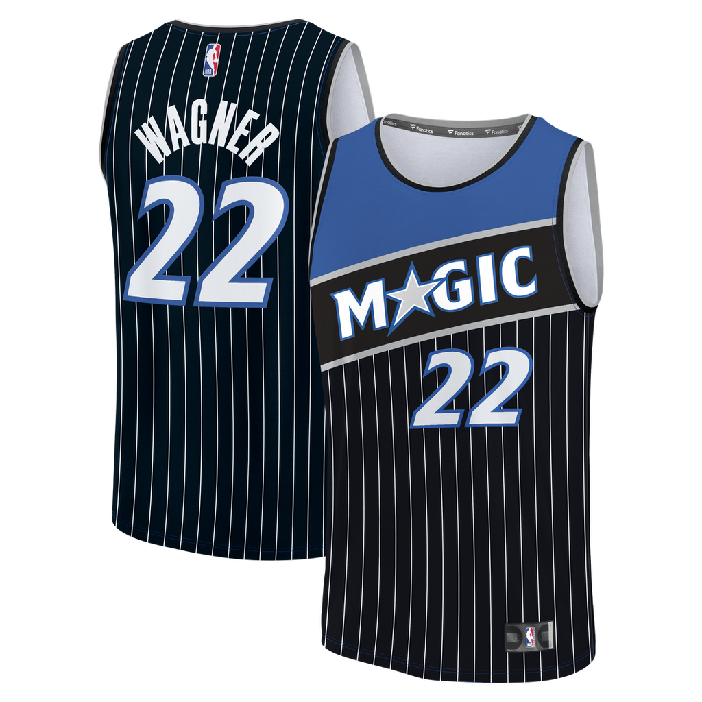 Franz Wagner Orlando Magic Fanatics Fast Break Jersey - Statement Edition - Black
