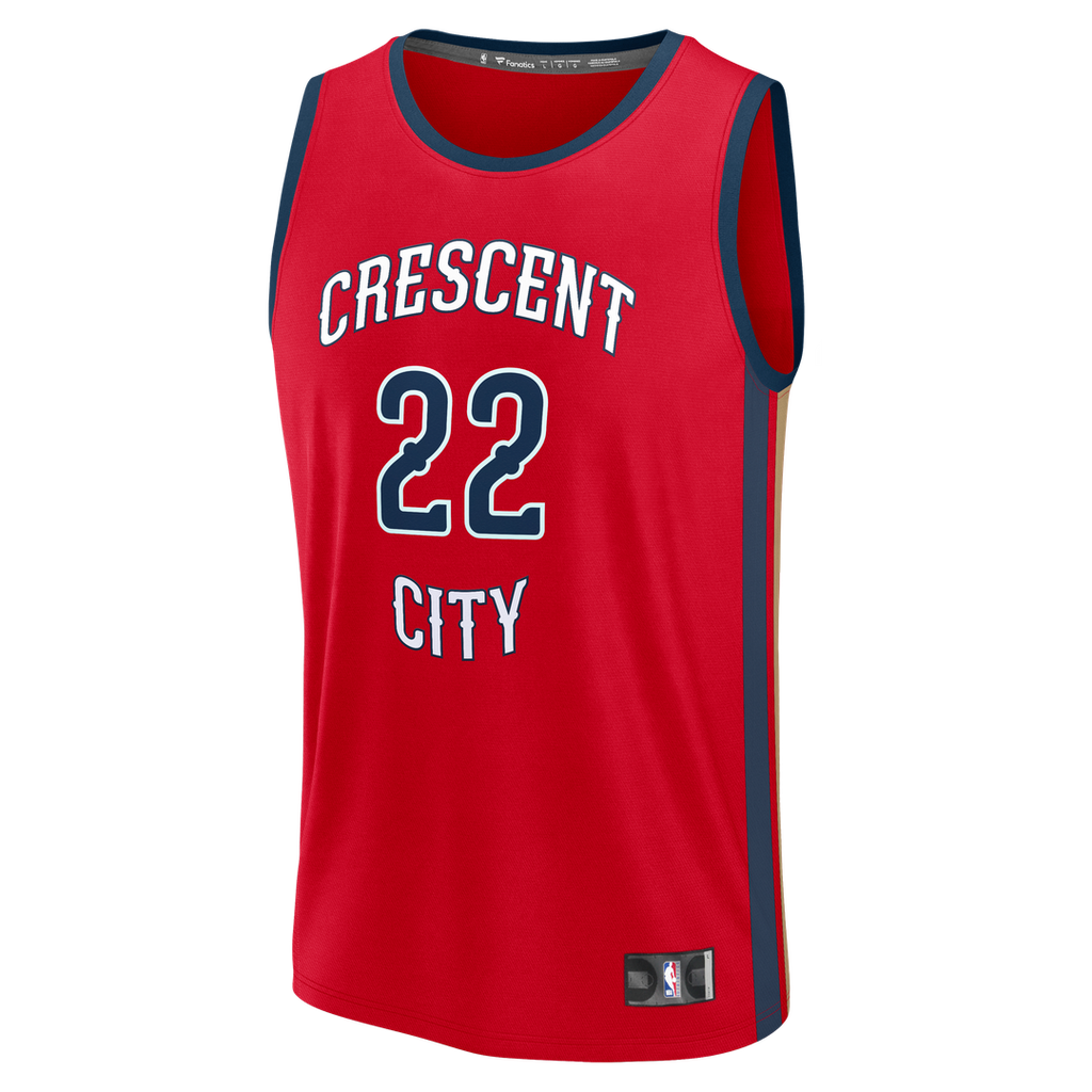 Derik Queen New Orleans Pelicans Fanatics Fast Break Replica Player Jersey - Statement Edition - Red