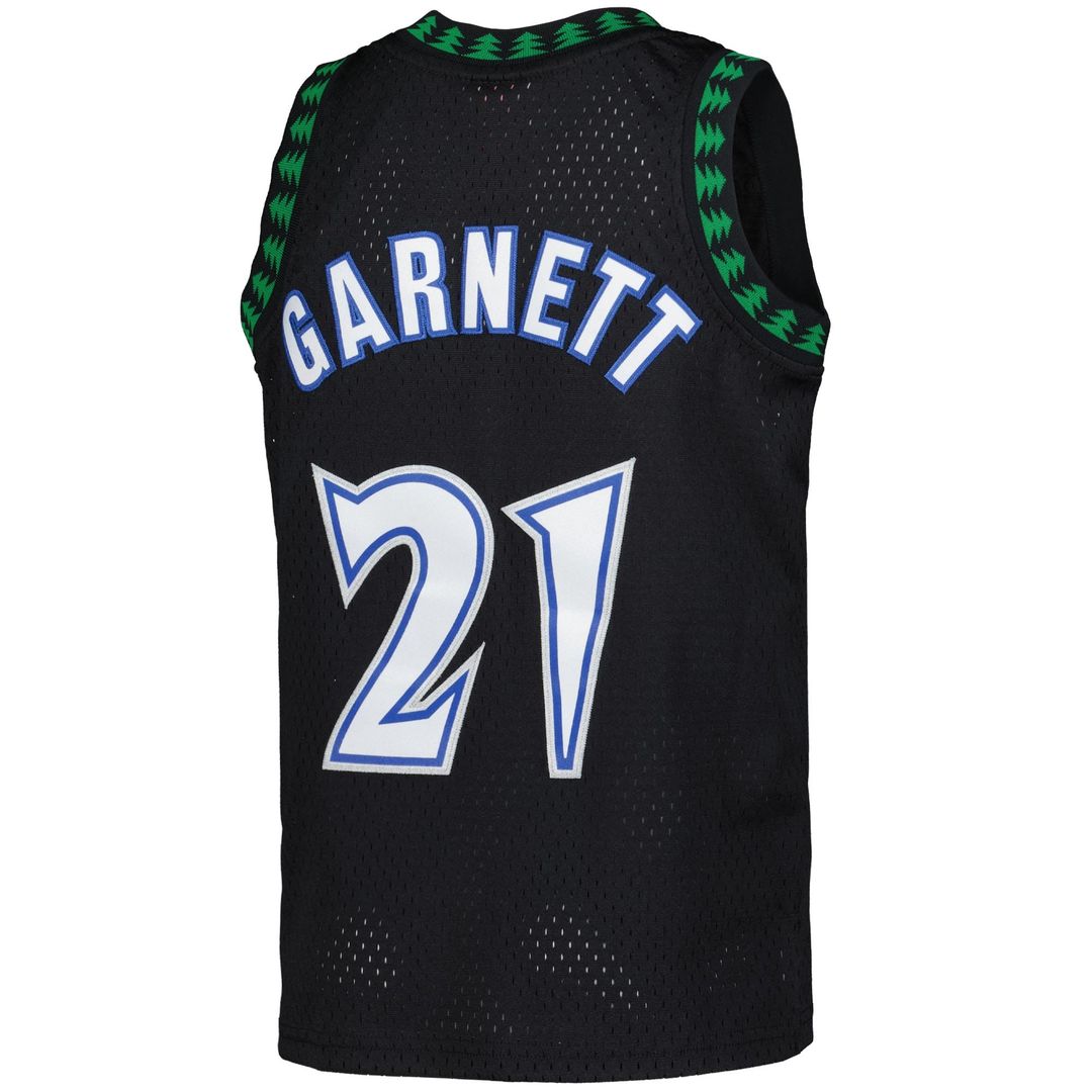 Kevin Garnett Minnesota Timberwolves Mitchell & Ness Youth 1995-96 Hardwood Classics Swingman Jersey - Blue