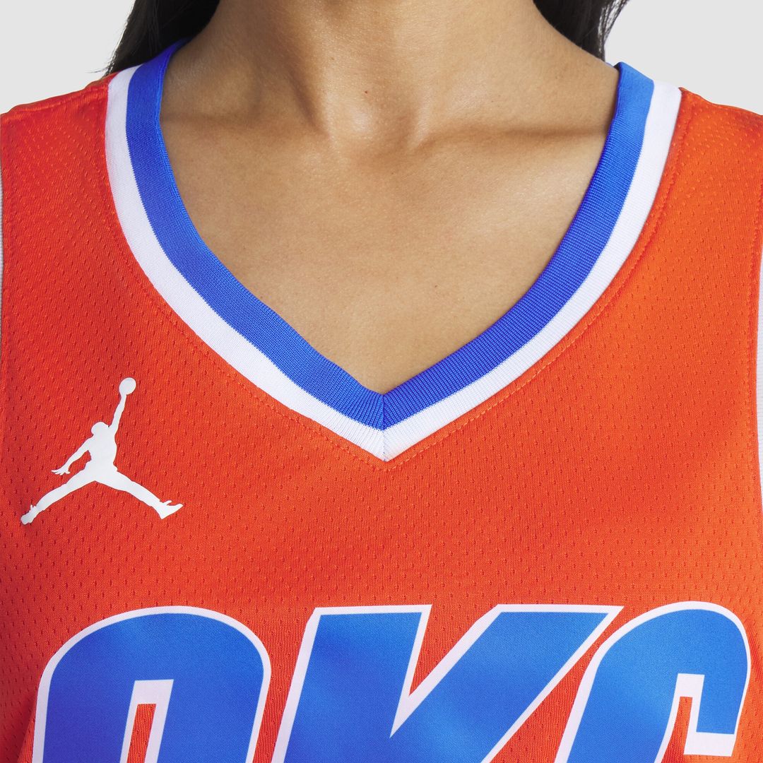 Shai Gilgeous-Alexander Oklahoma City Thunder Jordan Brand Unisex Swingman Jersey - Statement Edition - Orange