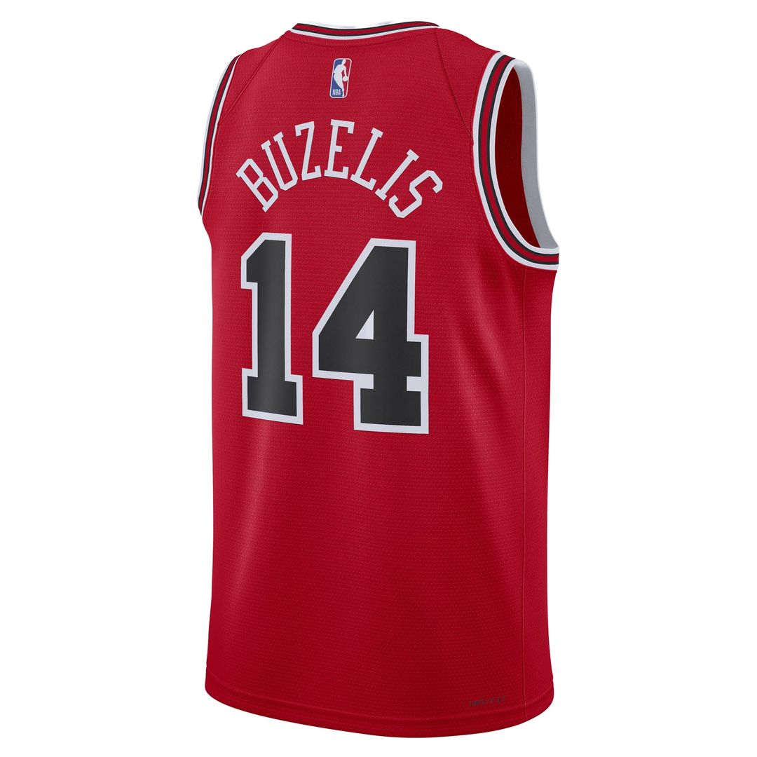 Matas Buzelis Chicago Bulls Nike Unisex Swingman Player Jersey - Icon Edition - Red