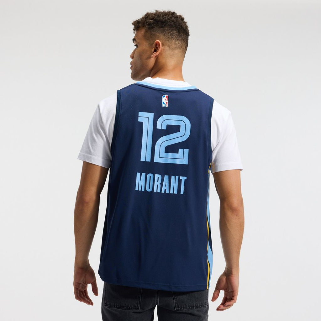 Ja Morant Memphis Grizzlies Fanatics Fast Break Replica Player Jersey - Icon Edition - Navy