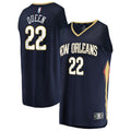 Derik Queen New Orleans Pelicans Fanatics Fast Break Replica Jersey - Navy - Icon Edition