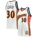 Stephen Curry Golden State Warriors Mitchell & Ness 2009/10 Hardwood Classics Authentic Jersey - White