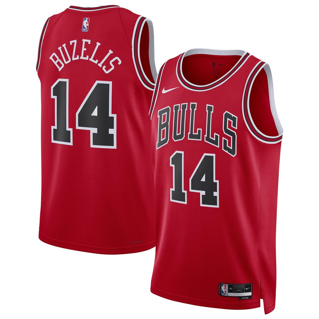 Matas Buzelis Chicago Bulls Nike Unisex Swingman Player Jersey - Icon Edition - Red