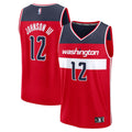 Tre Johnson III Washington Wizards Fanatics 2025 NBA Draft First Round Pick Fast Break Replica Jersey - Icon Edition - Red