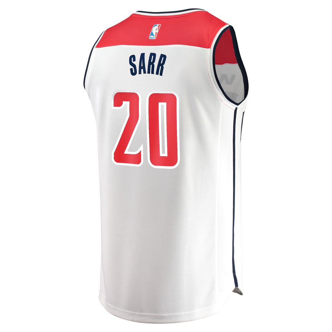 Alexandre Sarr Washington Wizards Fanatics Youth Fast Break Replica Player Jersey - Association Edition - White