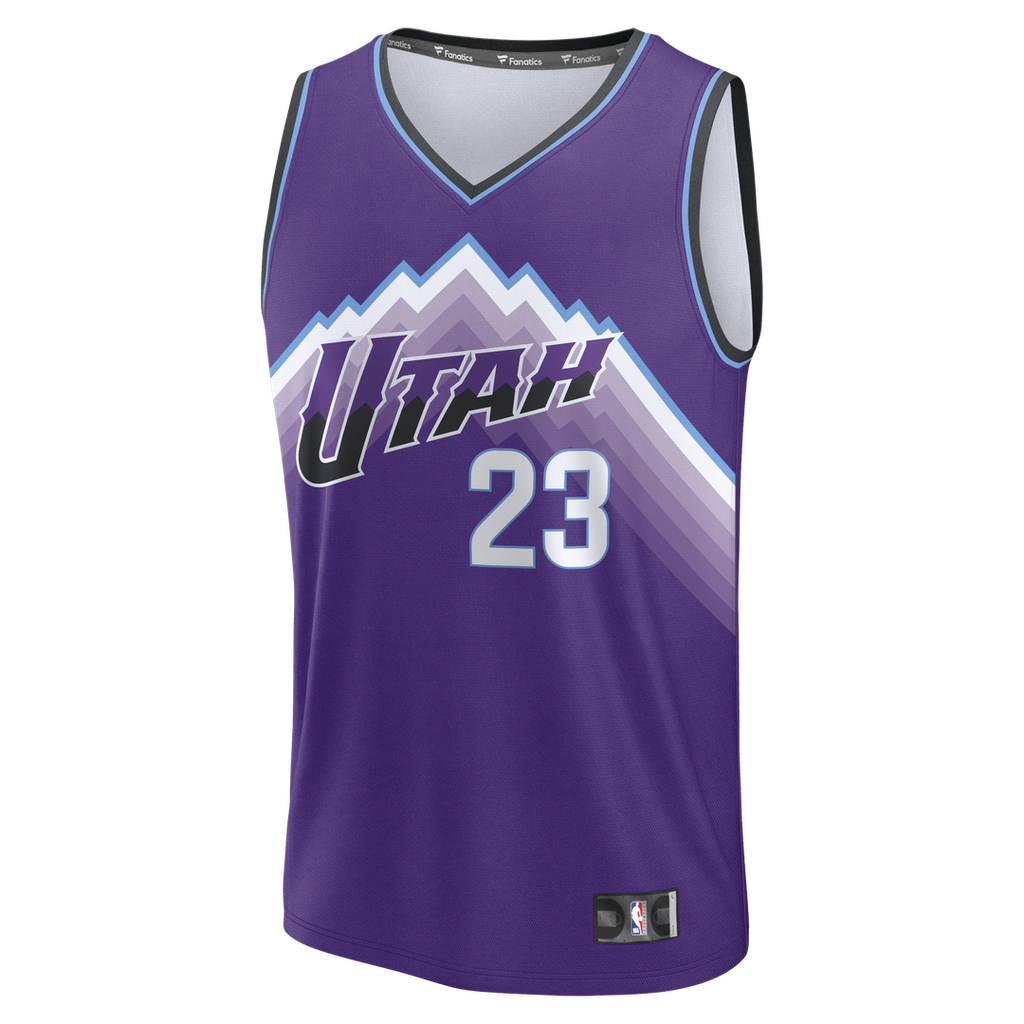 Lauri Markkanen Utah Jazz Fanatics Fast Break Replica Jersey - Icon Edition - Purple