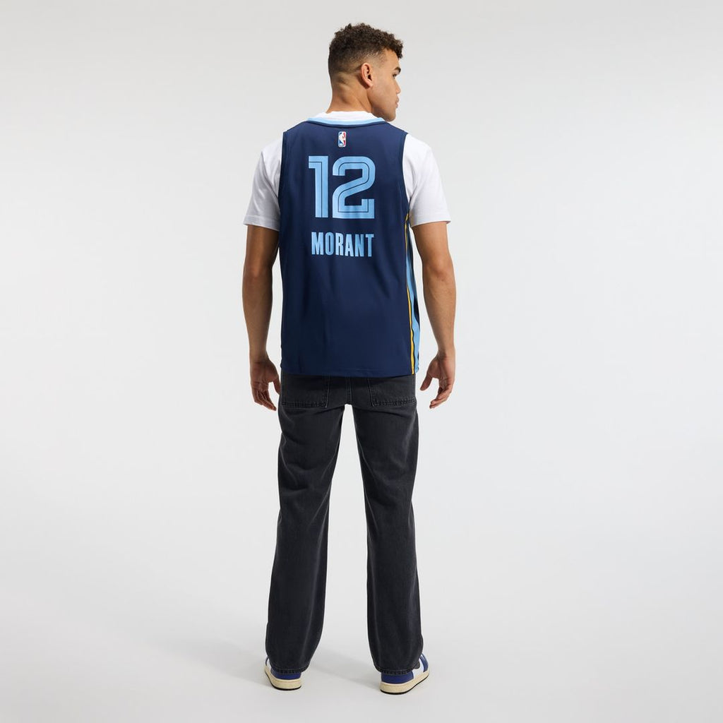 Ja Morant Memphis Grizzlies Fanatics Fast Break Replica Player Jersey - Icon Edition - Navy
