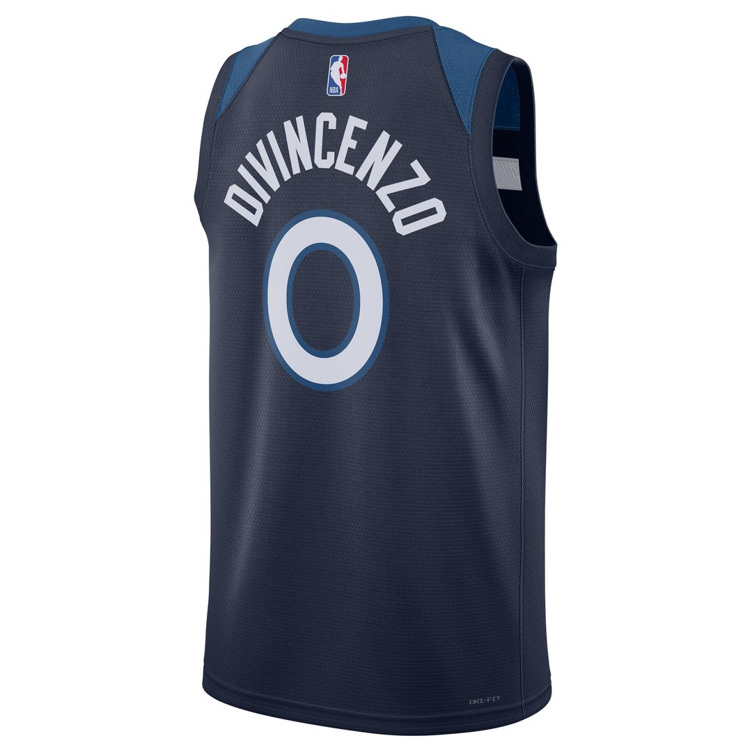 Donte DiVincenzo Minnesota Timberwolves Nike Unisex Swingman Player Jersey - Icon Edition - Navy