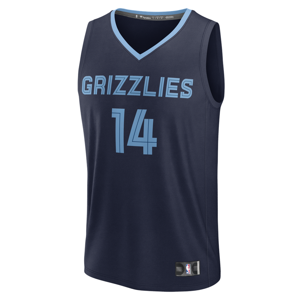 Zach Edey Memphis Grizzlies Fanatics Fast Break Replica Jersey - Icon Edition - Navy
