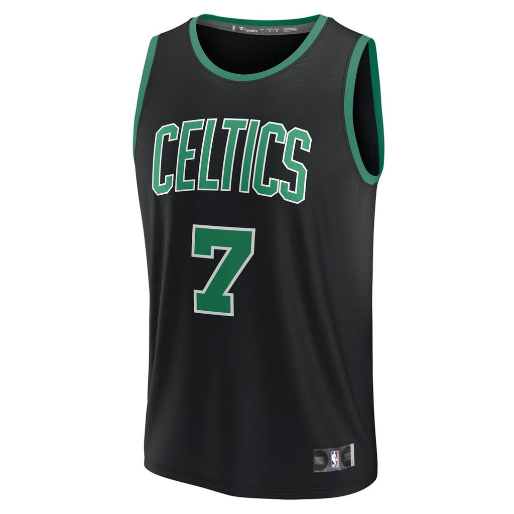 Jaylen Brown Boston Celtics Fanatics Fast Break Replica Player Jersey - Statement Edition - Black