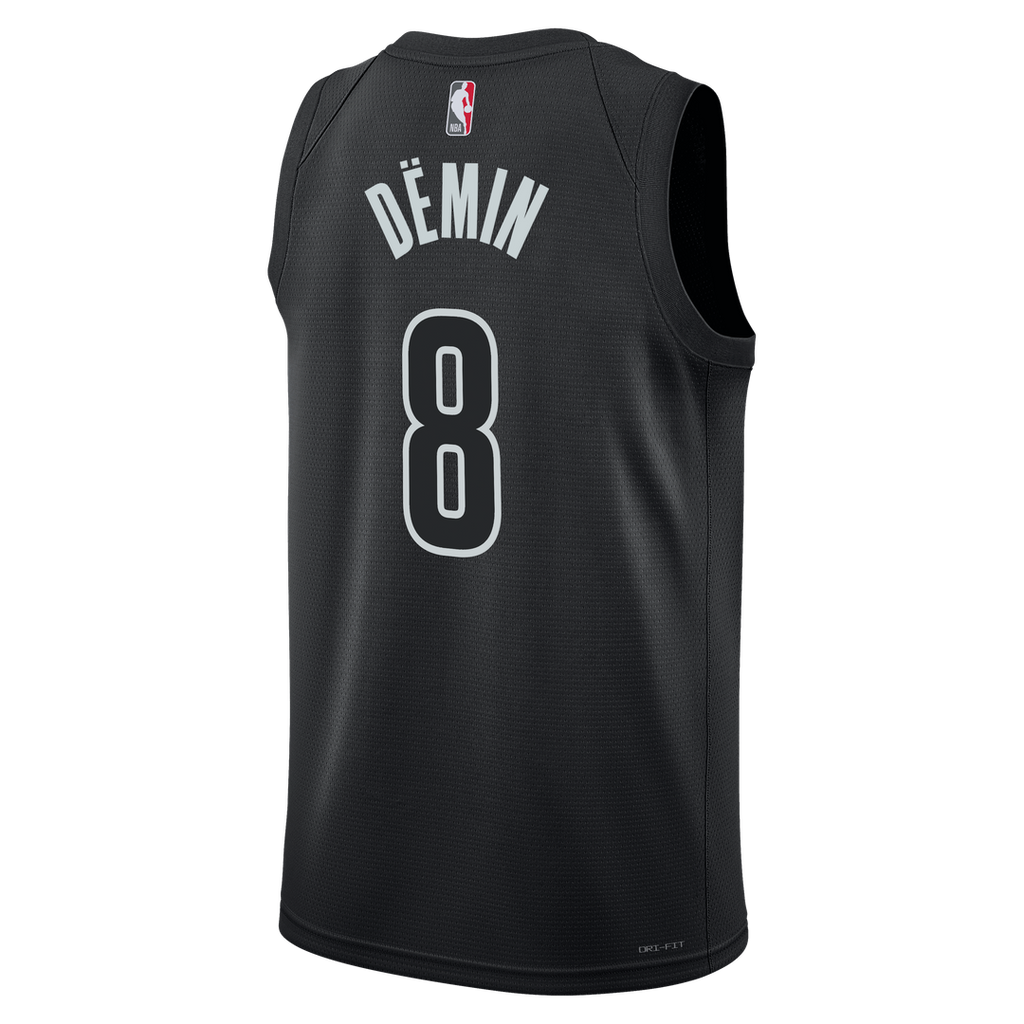 Egor Dëmin Brooklyn Nets Jordan Brand Unisex  Swingman Jersey - Statement Edition - Black