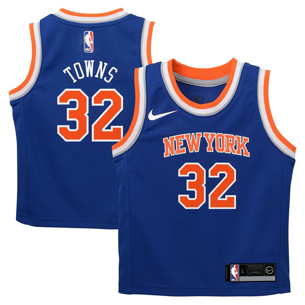 Karl-Anthony Towns New York Knicks Nike Toddler Replica Swingman Jersey - Blue - Icon Edition