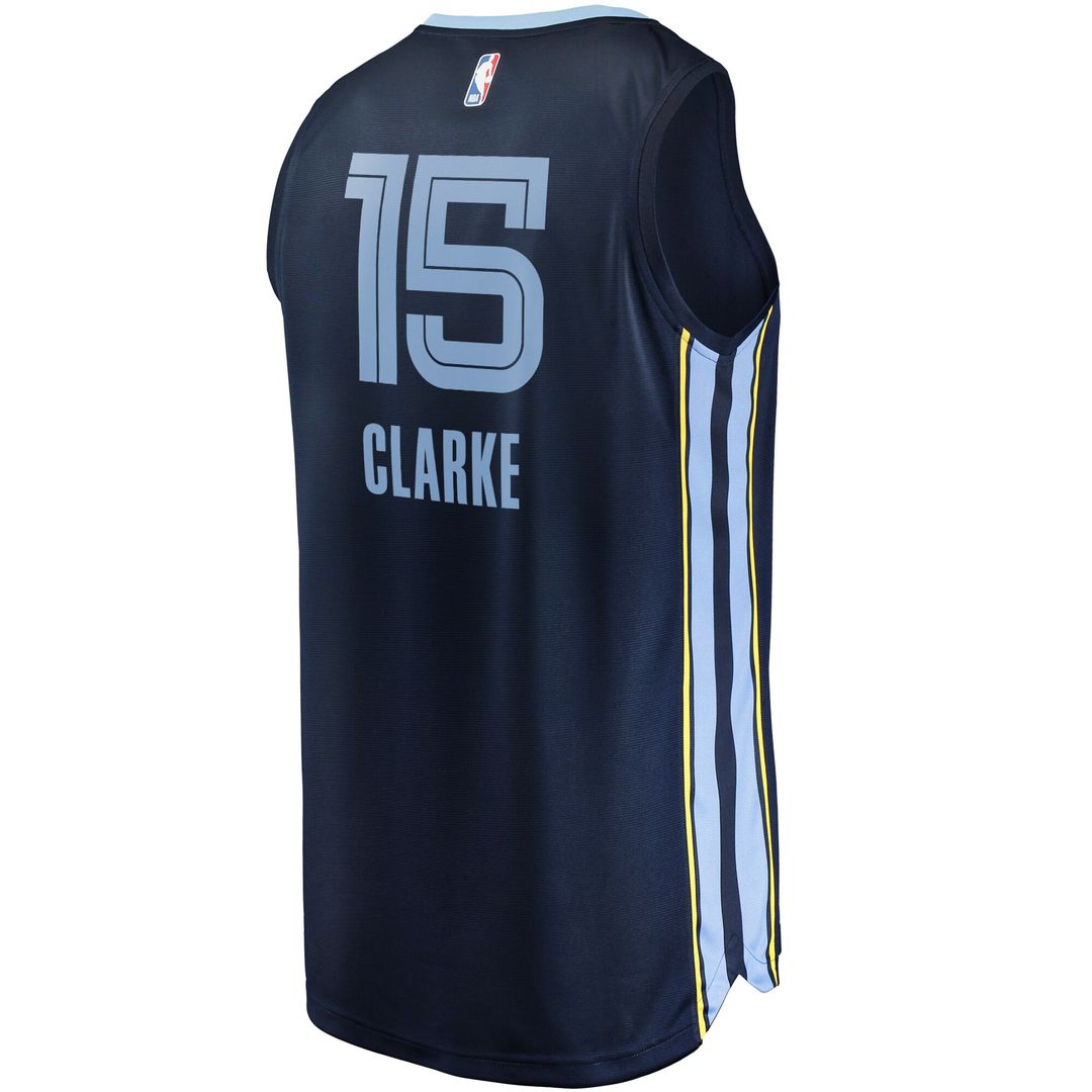 Brandon Clarke Memphis Grizzlies Fanatics Fast Break Replica Jersey Navy - Icon Edition
