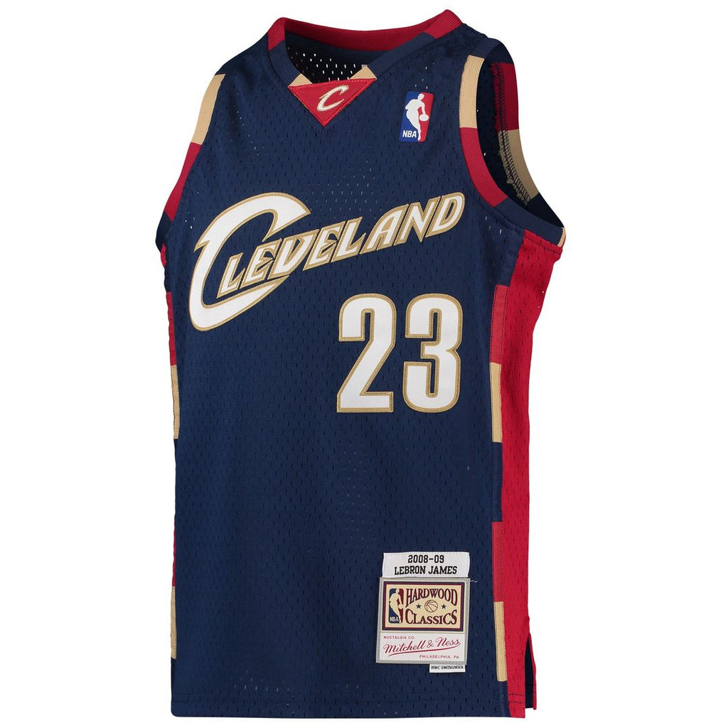 LeBron James Cleveland Cavaliers Mitchell & Ness Youth 2003-04 Hardwood Classics Swingman Jersey - Wine