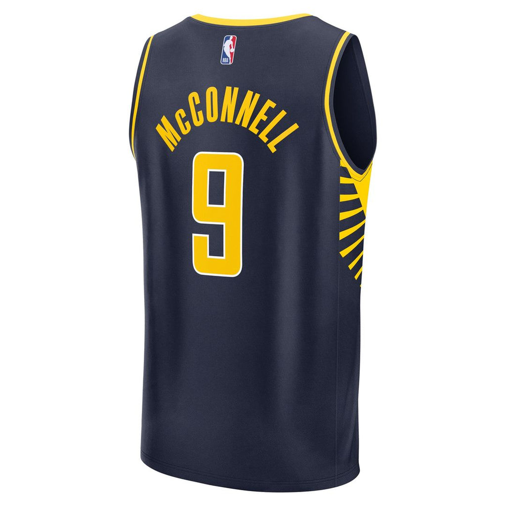 T.J. McConnell Indiana Pacers Fanatics Fast Break Replica Player Jersey - Icon Edition - Navy