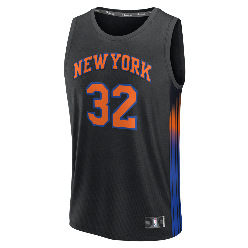 Karl-Anthony Towns New York Knicks Fanatics Youth  Fast Break Jersey - Statement Edition - Black