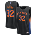 Karl-Anthony Towns New York Knicks Fanatics Youth  Fast Break Jersey - Statement Edition - Black