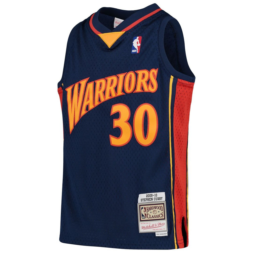 Stephen Curry Golden State Warriors Mitchell & Ness Youth 2009-10 Hardwood Classics Swingman Jersey - White
