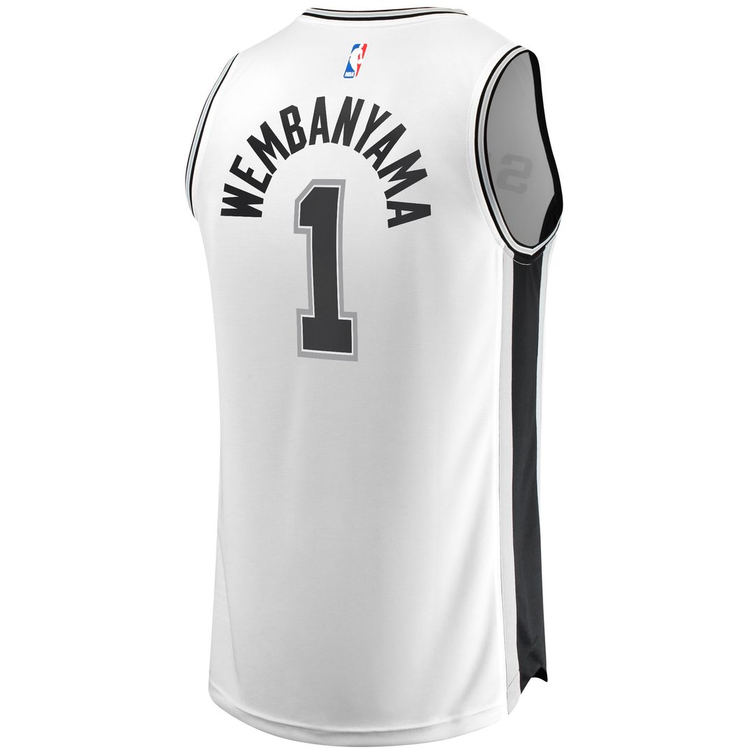 Victor Wembanyama San Antonio Spurs Fanatics Fast Break Replica Player Jersey - Icon Edition - Black