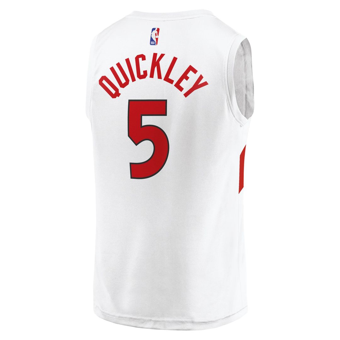 Immanuel Quickley Toronto Raptors Fanatics Fast Break Player Jersey - Association Edition - White