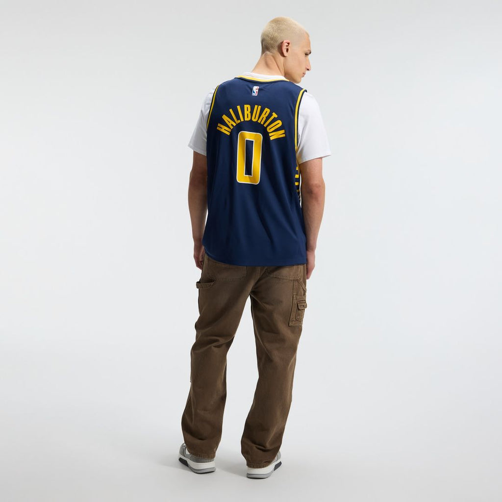Tyrese Haliburton Indiana Pacers Fanatics Fast Break Replica Jersey - Navy - Icon Edition