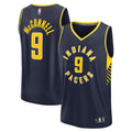 T.J. McConnell Indiana Pacers Fanatics Fast Break Replica Jersey - Navy - Icon Edition