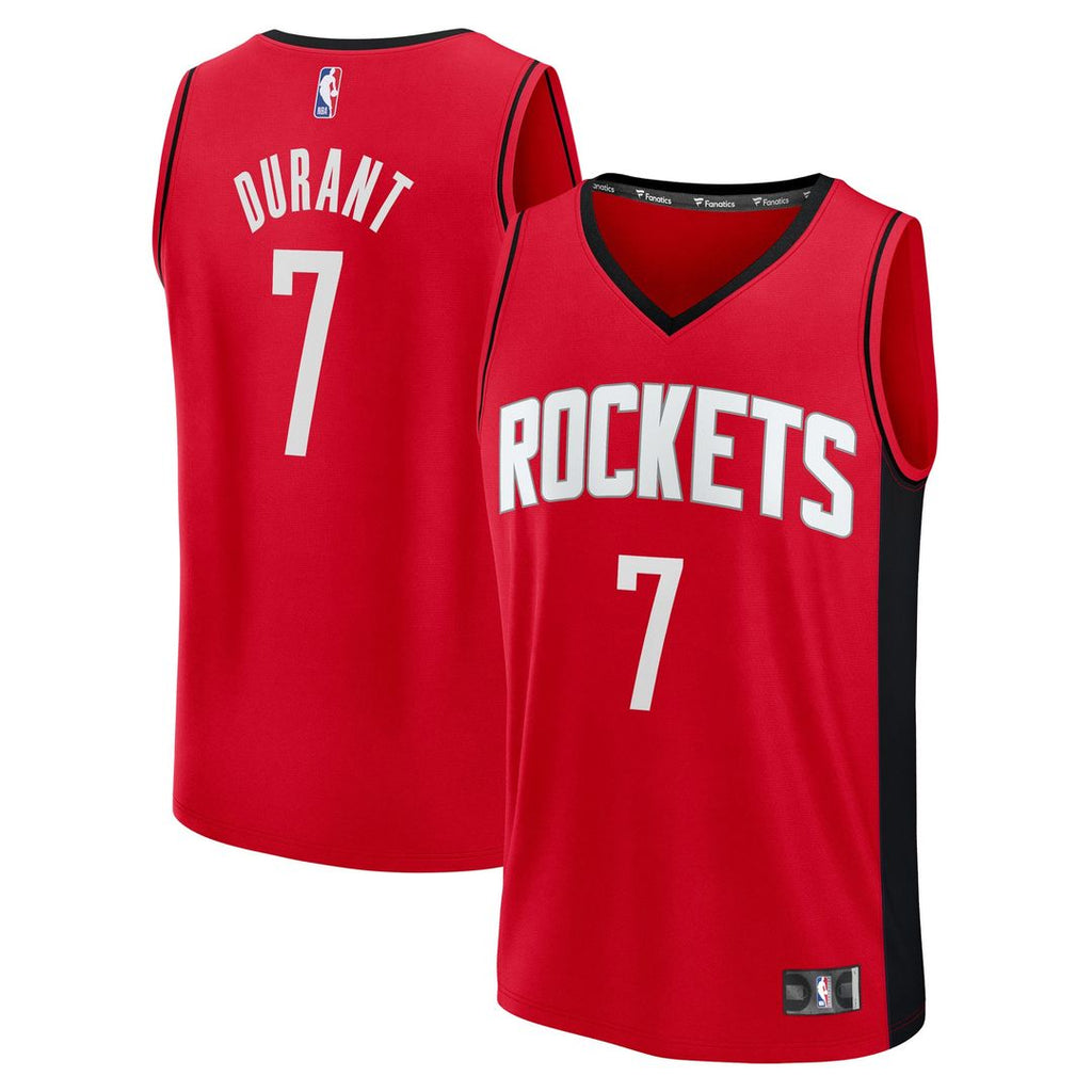 Kevin Durant Houston Rockets Fanatics Youth Fast Break Replica Player Jersey - Icon Edition - Red