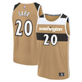Alex Sarr Washington Wizards Fanatics Youth Fast Break Jersey - City Edition - Gold