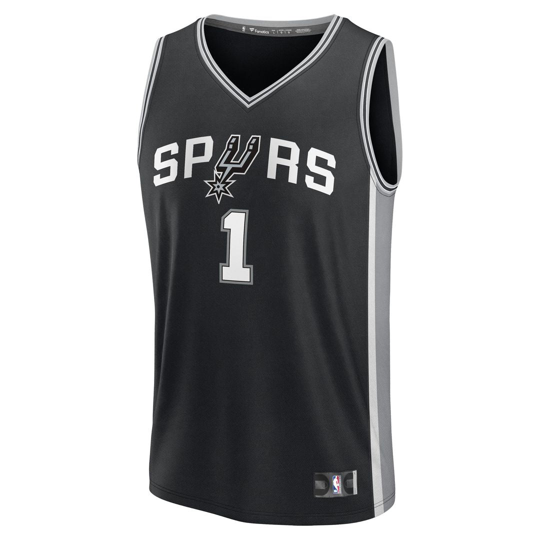 Victor Wembanyama San Antonio Spurs Fanatics Fast Break Replica Player Jersey - Icon Edition - Black
