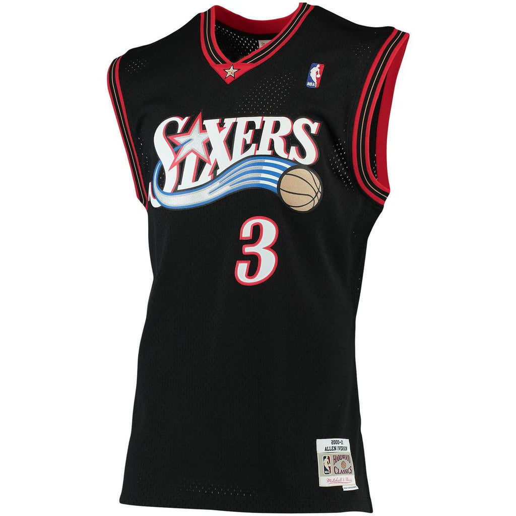 Allen Iverson Philadelphia 76ers Mitchell & Ness 1996/97 Big & Tall Hardwood Classics Swingman Jersey - Royal