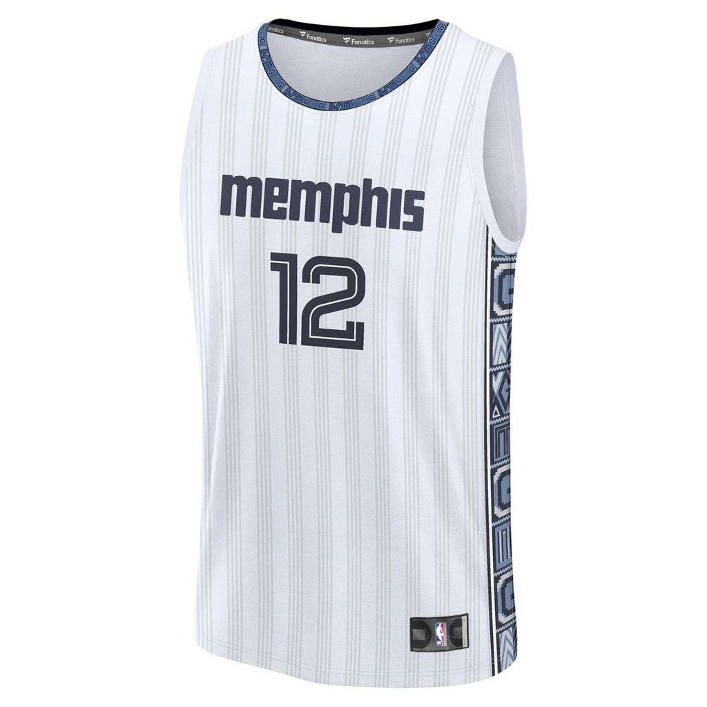 Ja Morant Memphis Grizzlies Fanatics 2025/26 City Edition Fast Break Jersey - White