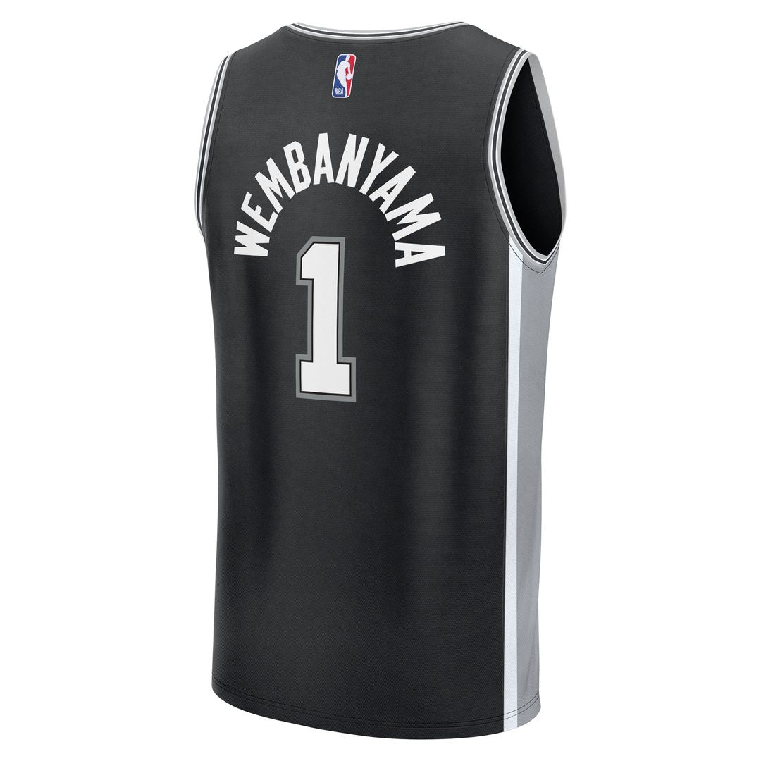 Victor Wembanyama San Antonio Spurs Fanatics Youth Fast Break Replica Player Jersey - Icon Edition - Black