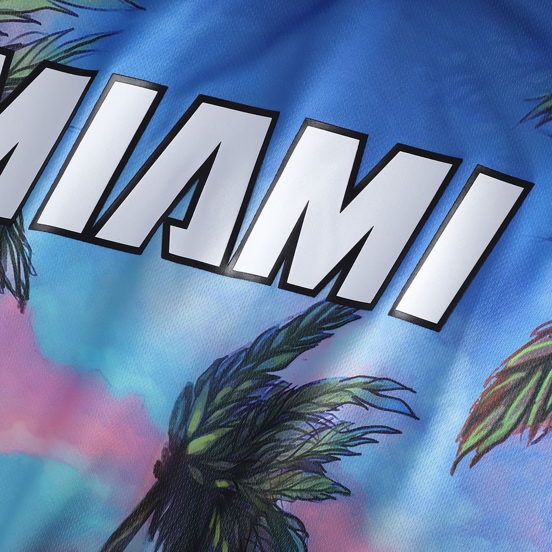Miami Heat NBA & KidSuper Studios by Fanatics Unisex Hometown Jersey - Blue