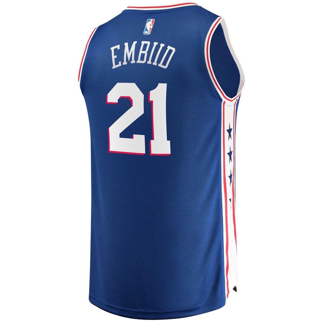 Joel Embiid Philadelphia 76ers Fanatics Replica Jersey - Association Edition - White