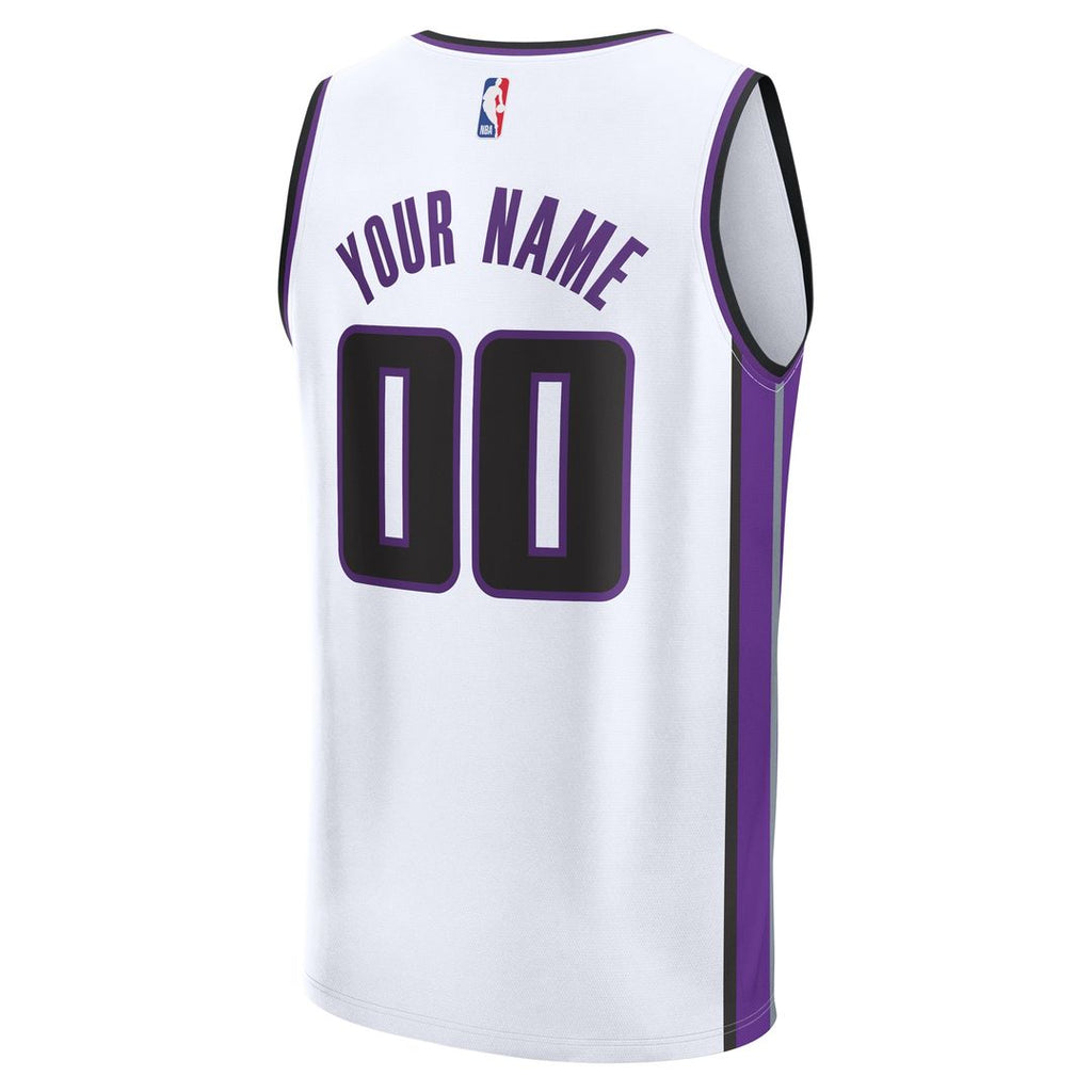 Sacramento Kings Fanatics Fast Break Custom Jersey - Icon Edition - Black