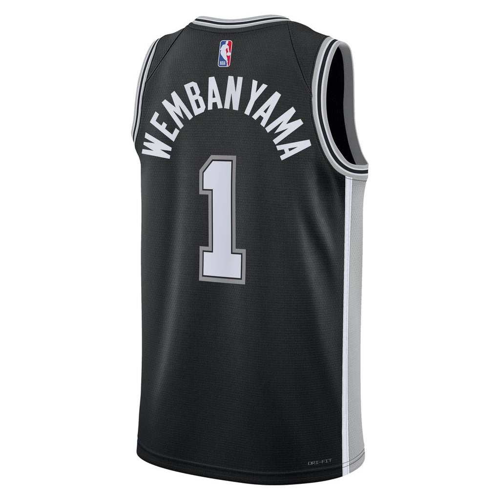 Victor Wembanyama San Antonio Spurs Nike Unisex Swingman Jersey - Icon Edition - Black