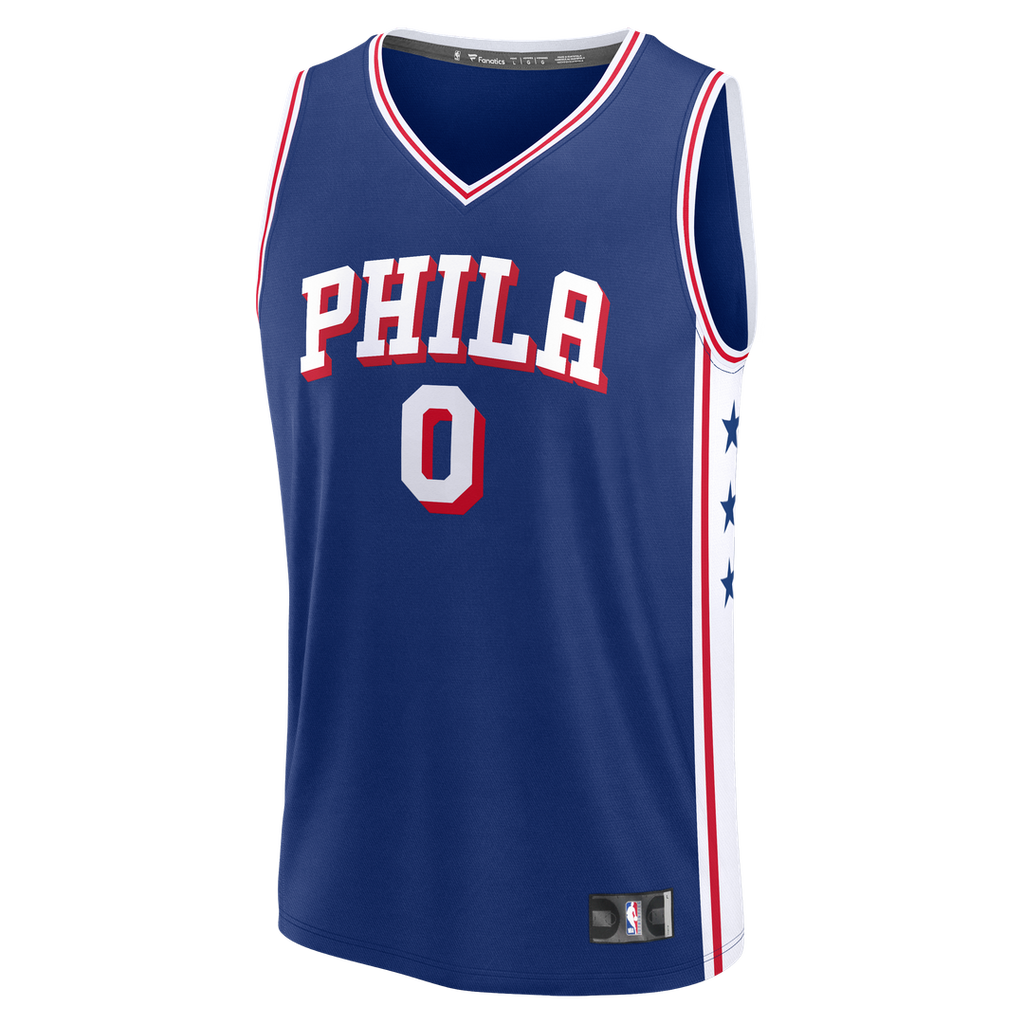 Tyrese Maxey Philadelphia 76ers Fanatics Fast Break Replica Player Jersey - Icon Edition - Royal