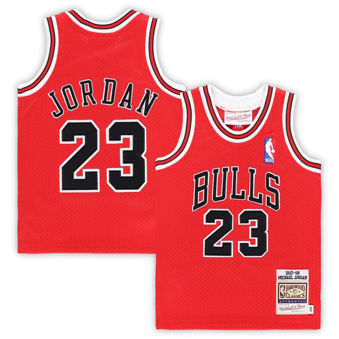 Michael Jordan Chicago Bulls Mitchell & Ness Infant 1997/98 Hardwood Classics Authentic Jersey - White