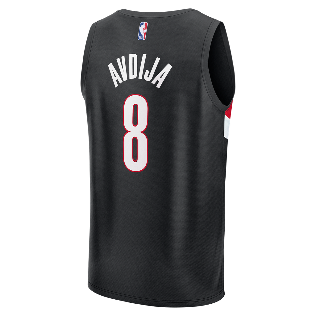 Deni Avdija Portland Trail Blazers Fanatics Fast Break Replica Jersey - Icon Edition - Black