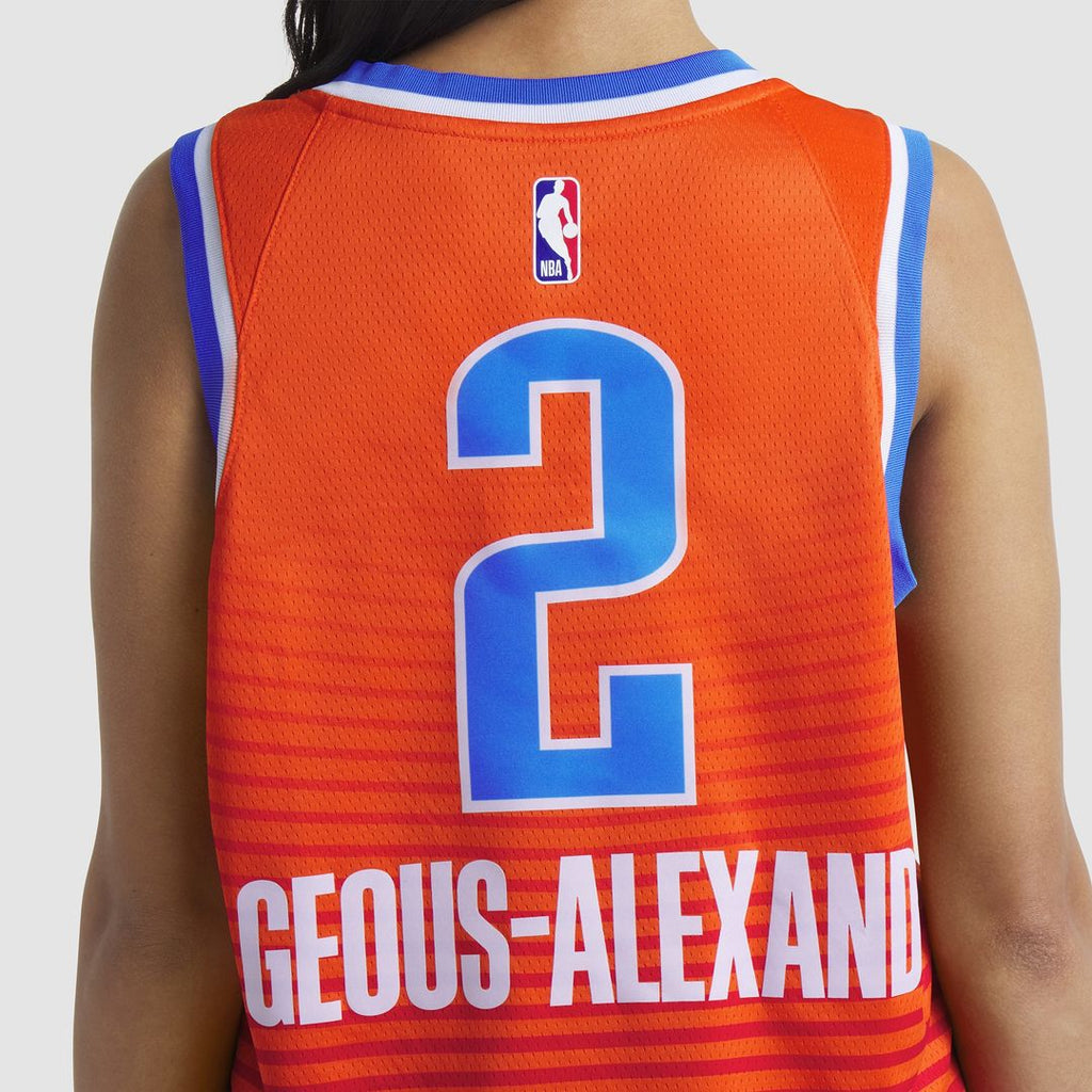 Shai Gilgeous-Alexander Oklahoma City Thunder Jordan Brand Unisex Swingman Jersey - Statement Edition - Orange