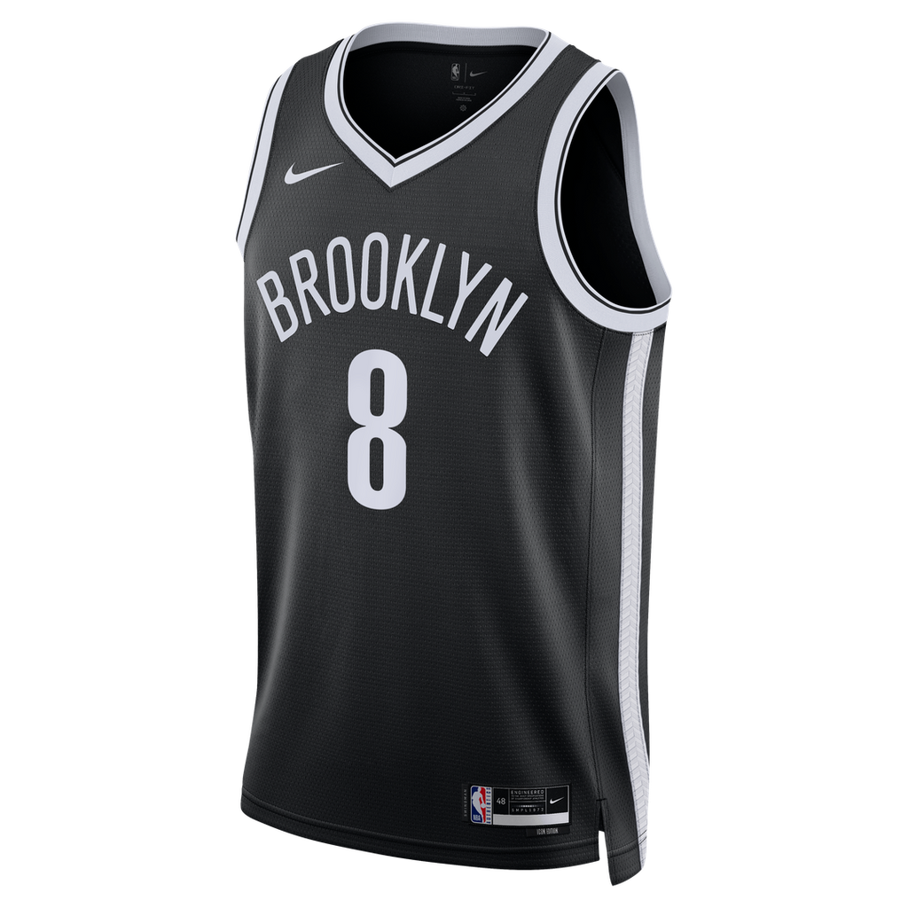 Egor Dëmin Brooklyn Nets Nike Unisex Swingman Jersey - Icon Edition - Black