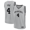 De'Aaron Fox San Antonio Spurs Fanatics Fast Break Jersey - Statement Edition - Silver