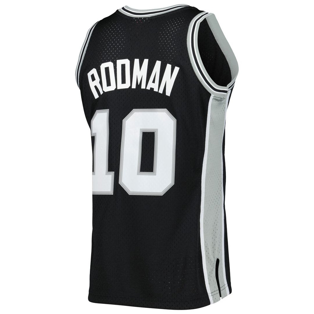 Dennis Rodman San Antonio Spurs Mitchell & Ness 1993/94 Hardwood Classics Swingman Jersey - Black