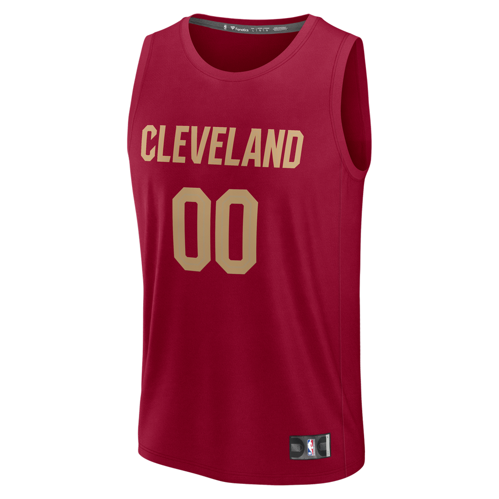 Cleveland Cavaliers Fanatics Youth Fastbreak Custom Jersey - Association Edition - White